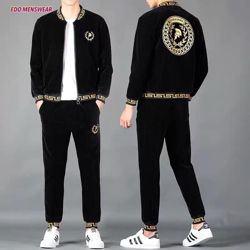 Bộ nỉ nhung nam Edo Menswear, chất nhung tăm dày dặn ấm áp, set đồ bộ thu đông siêu cool ngầu ấm áp 2022