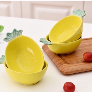 Bát ăn dặm hình dứa to, nhỏ