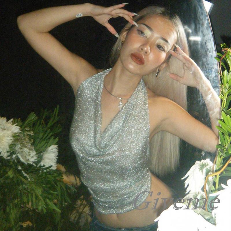 Áo Tank Top Không Tay Hở Lưng Thời Trang Mùa Hè Cho Nữ