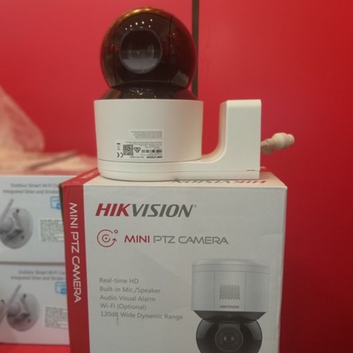 Camera Wifi IP quay quét mini 4MP Hikvision DS-2DE2C400IW-DE/W - Tích hợp Micro, tích hợp loa - Hàng chính hãng