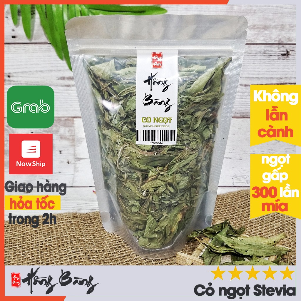 CỎ NGỌT 50g Hồng Bàng ( Cỏ ngọt hữu cơ khô sấy lạnh làm trà dưỡng nhan, cỏ ngọt stevia vị ngọt mát không gây béo phì) | BigBuy360 - bigbuy360.vn