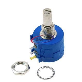 1 Chiết Áp 3590S 100R 200R 500R 1K 2K 5K 10K 20K 50K 100K ohm 3590 103 104L + Núm Xoay 6.35mm