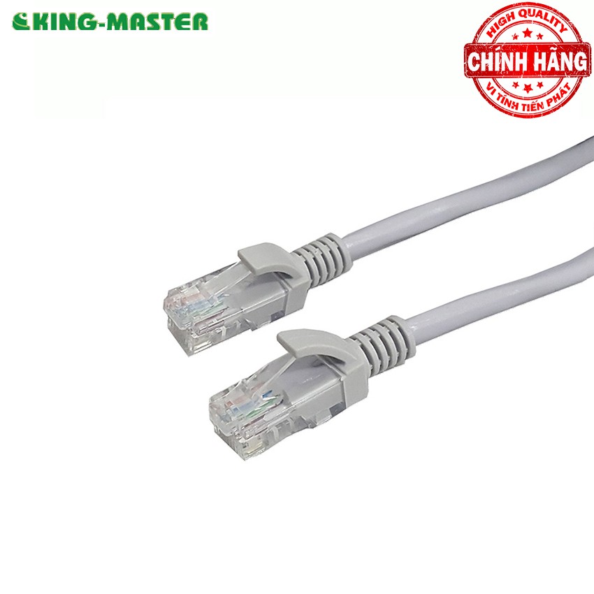 Dây cáp mạng LAN Internet bấm sẵn KingMaster dài 40m chuẩn cat 5e