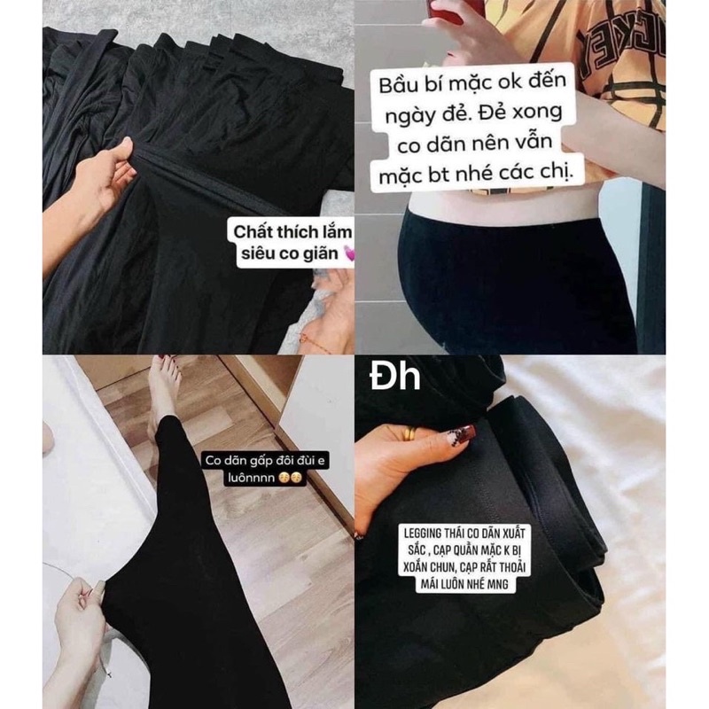 Quần legging nữ body dáng dài ⚡️free ship⚡️ quần legging dài mềm mỏng co dãn thoải mái | BigBuy360 - bigbuy360.vn