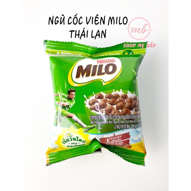Ngũ Cốc Ăn Sáng Milo Nestle Thái lan - Gói 15 gram - Dùng cho bé từ 6 tuổi [Date 04/2022]