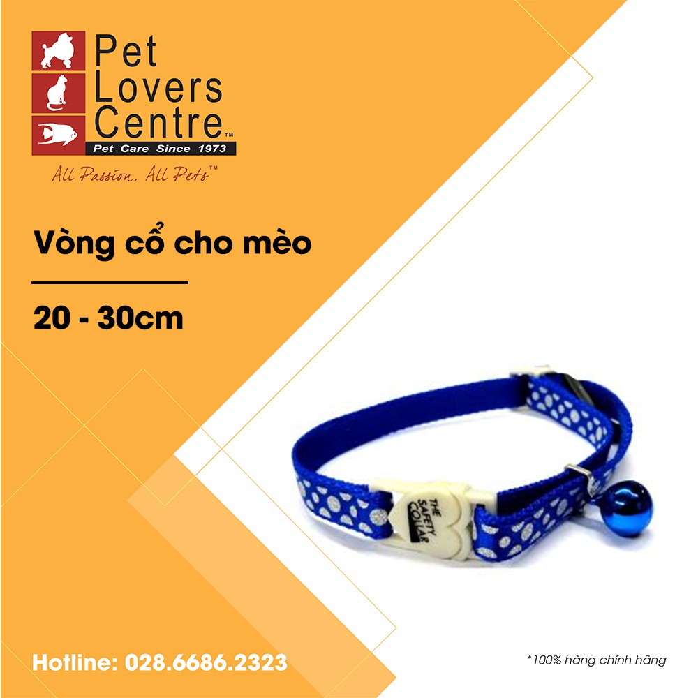 Vòng cổ cho chó mèo TRUSTIE CAT COLLAR - REFLECTIVE DOT (BLUE)