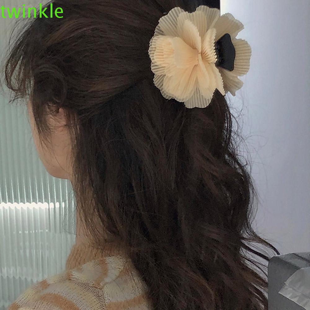 LADY ROSE Kẹp Càng Cua Đính Hoa Hồng Thanh Lịch Cho Nữ