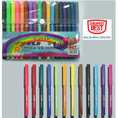 Bút dạ màu GSTAR 12 màu, 18 màu
