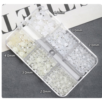 Charm nửa, trai nửa trang trí nail dangj 12 ô và dạng 6 ô nhé ạ