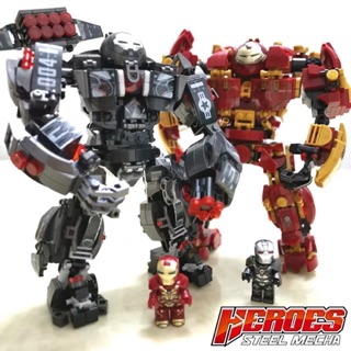 Có sẵn 🔥 Lắp Ráp LY76015 Người Sắt Hulkbuster 🔥🔥