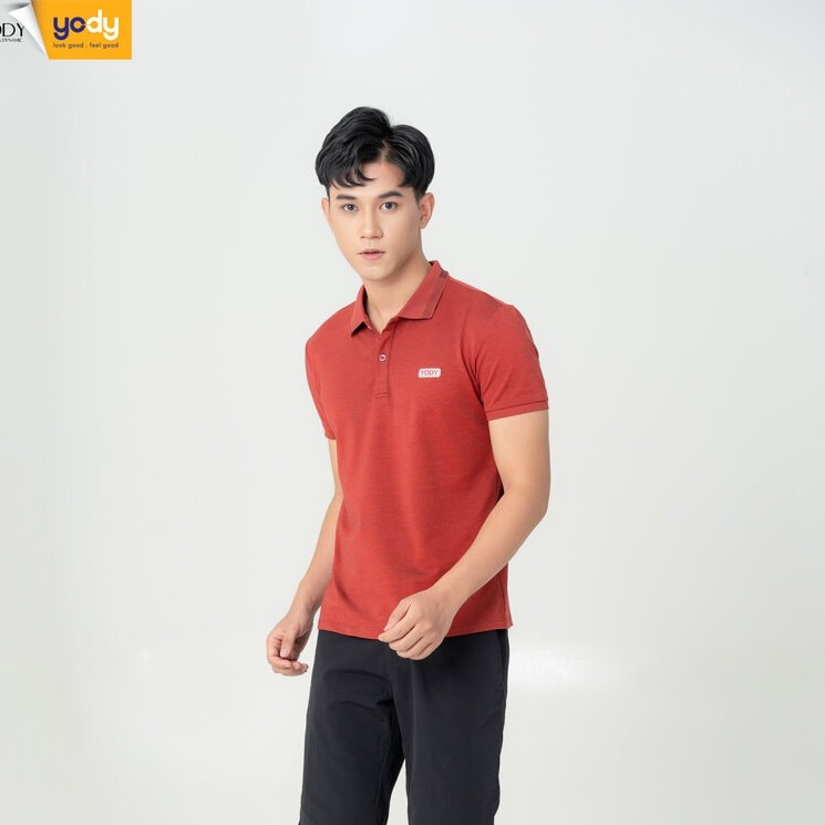 Áo polo nam Yody phông tay ngắn vải cotton mắt chim co giãn 4 chiều, form dáng trẻ trung - thanh lịch - APM3299 | BigBuy360 - bigbuy360.vn