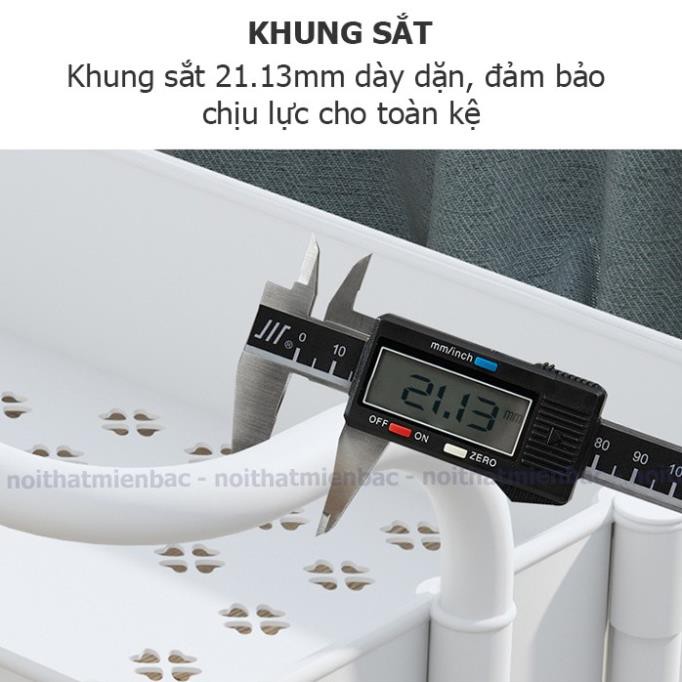 [SALE SỐC] KỆ ĐA NĂNG 3 TẦNG CÓ BÁNH XE - CHÍNH HÃNG (TẶNG KÈM TUỐC NƠ VÍT) [Freeship 10k]