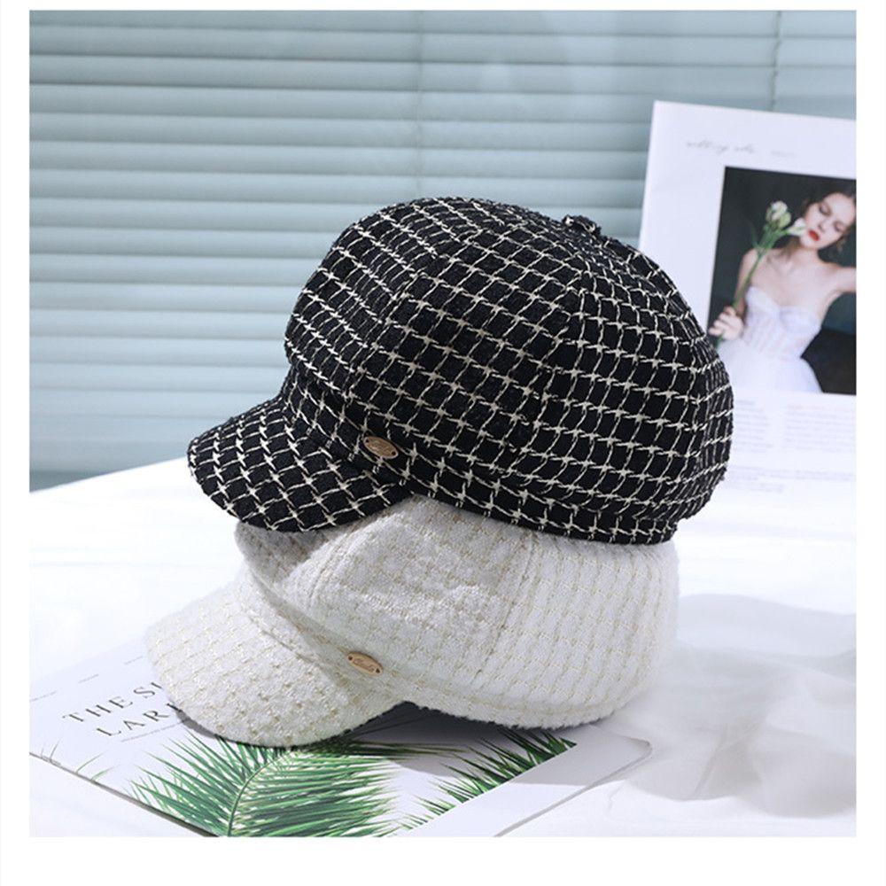 HS Mũ Beret Phong Cách Retro