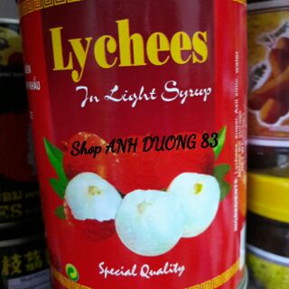 Vải Việt Nam lon ngâm nước đường 565g