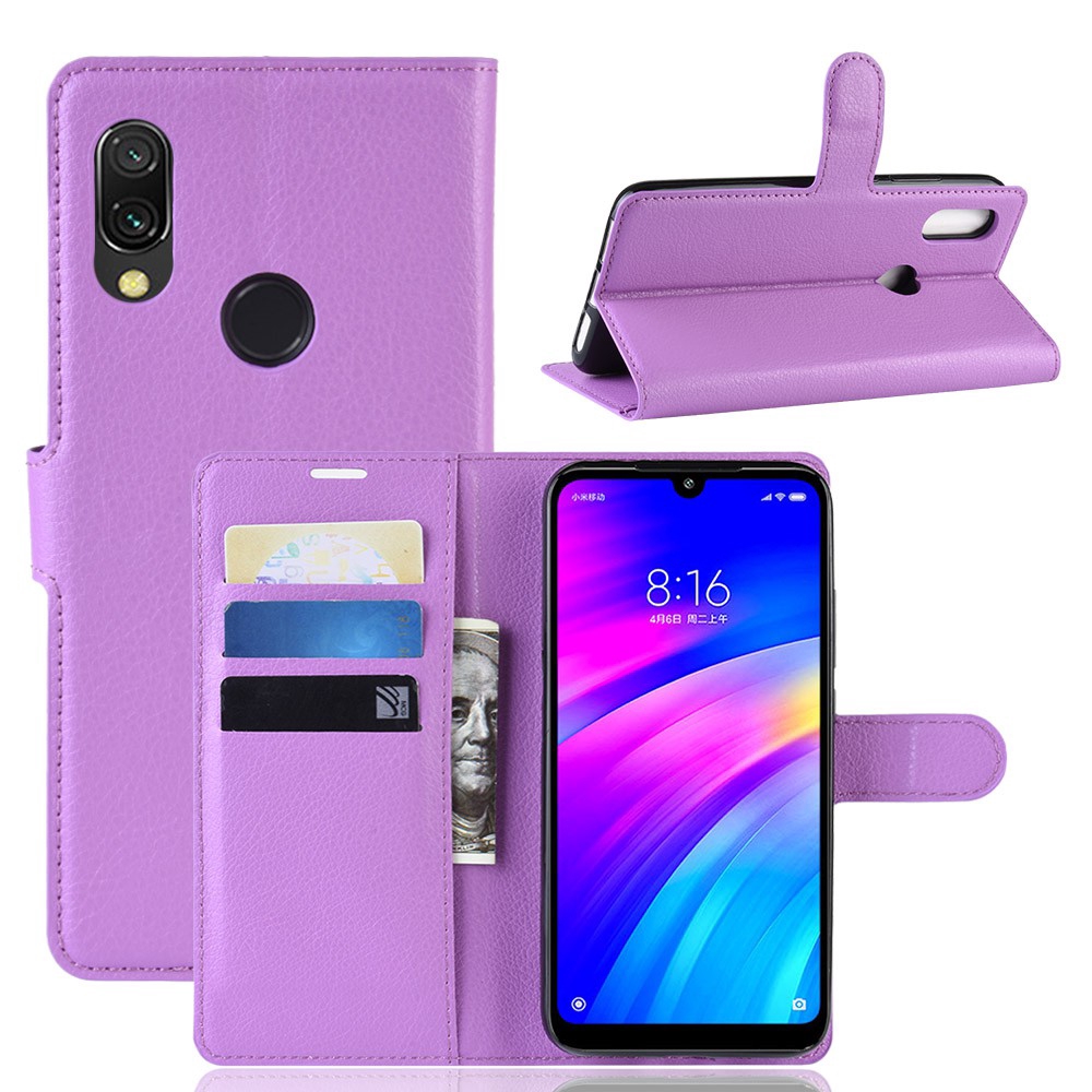 Bao Da Điện Thoại Nắp Lật Kèm Ngăn Đựng Thẻ Cho Xiaomi Redmi 7 6 Pro Redmi 5 Plus 5a 4a 6a Ốp