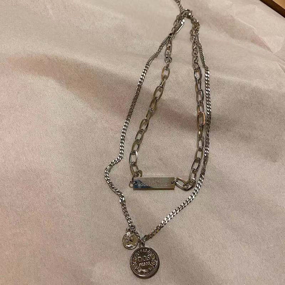 Vòng cổ choker hai lớp phong cách Harajuku cá tính