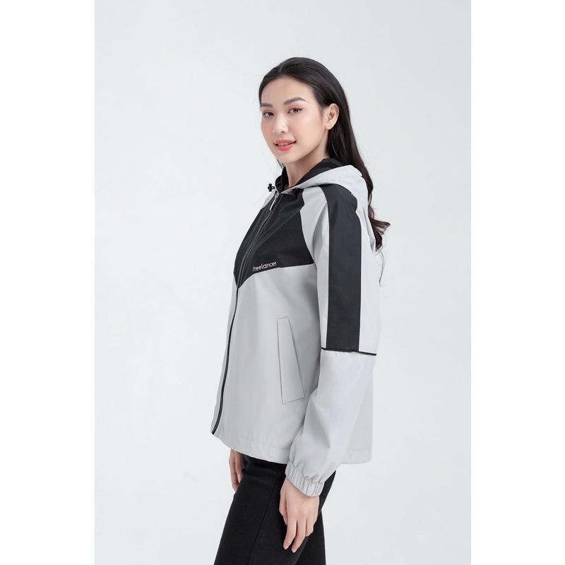 Áo khoác nữ có nón phối màu , cao cấp, thoáng mát Freelancer - FWJK22FH03C