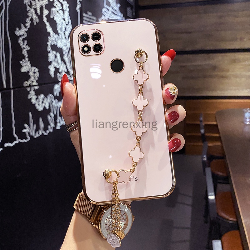 Ốp lưng XIAOMI Redmi 9c Ốp Điện Thoại Silicon Mềm Chống Sốc Kèm Dây Đeo Cho XIAOMI Redmi 9c