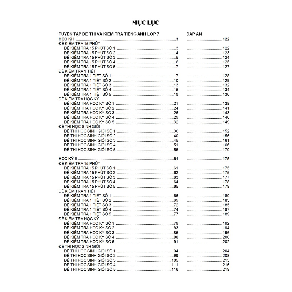 Sách - Bộ Đề Kiểm Tra Tiếng Anh Lớp 7