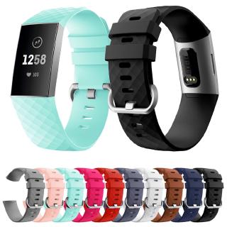 Dây Đeo Thay Thế Chất Liệu Silicon Thiết Kế Nhiều Lỗ Thời Trang Cho Fitbit Charge 4 3