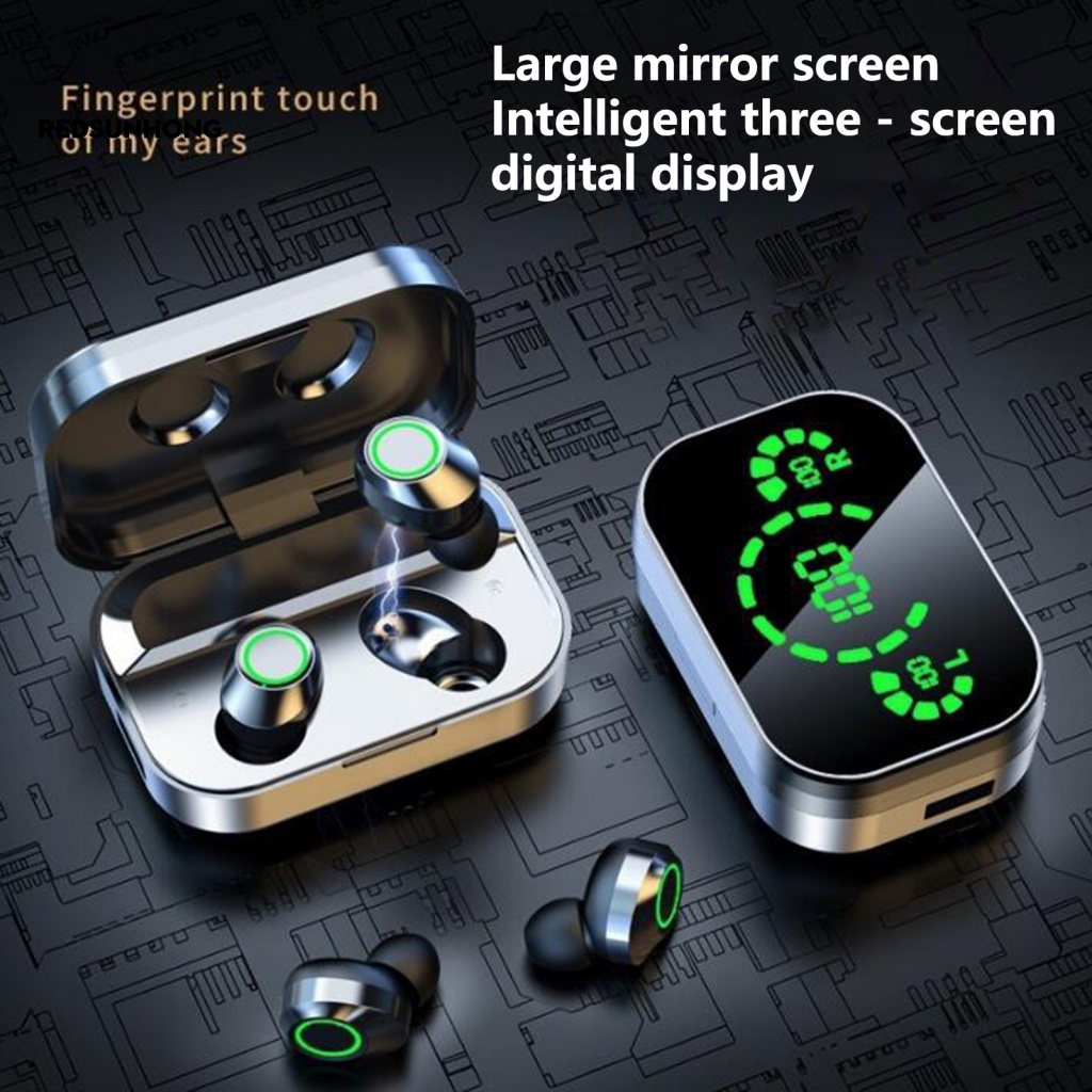 Tai Nghe Bluetooth Không Dây 5.3 Thiết Kế Tiện Dụng Có Màn Hình LED Hiển Thị