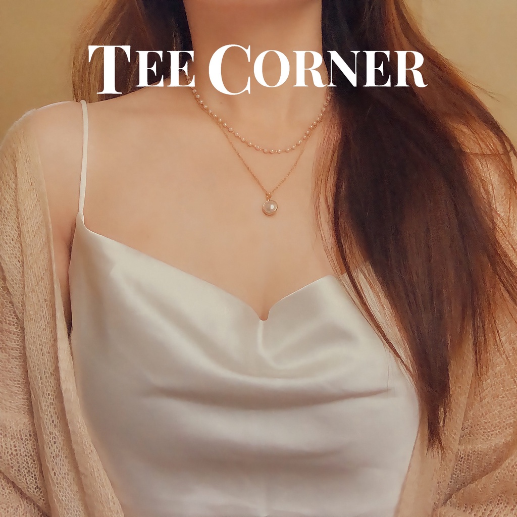 Vòng Cổ Đính Ngọc Trai Nữ Tính
