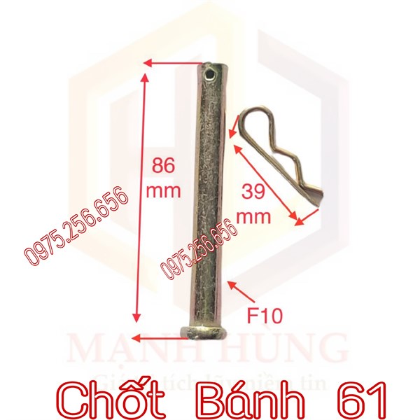 Chốt Bánh 61 điện máy hùng lỳ ô tô xe máy