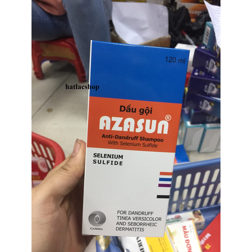 Dầu gội đầu Azasun 1% 120ml