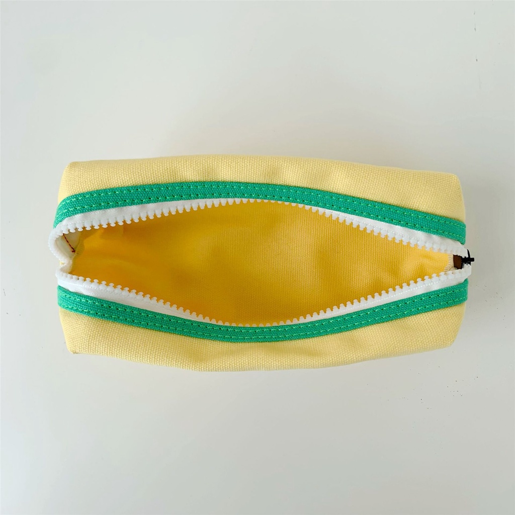 Túi Đựng Bút Chì / Mỹ Phẩm Bằng Vải May Nhãn Hiệu Ohaya Sức Chứa Lớn