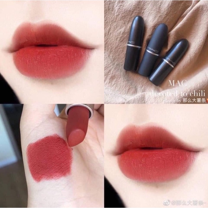 [BILL US] Son thỏi lì MAC Powder Kiss Lipstick (Marrakesh-mere/Devoted to Chili/Mull It Over/Werk/Shocking Relevation)