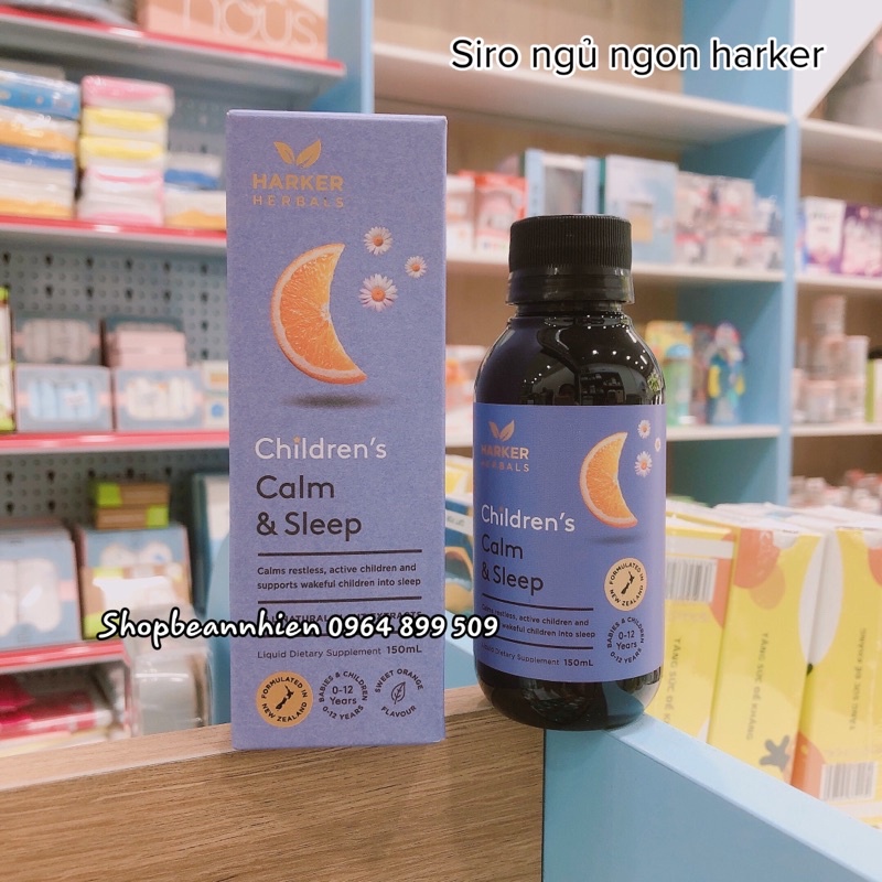 Siro ngủ ngon Harker Herbals Children's Calm &amp; Sleep cho bé