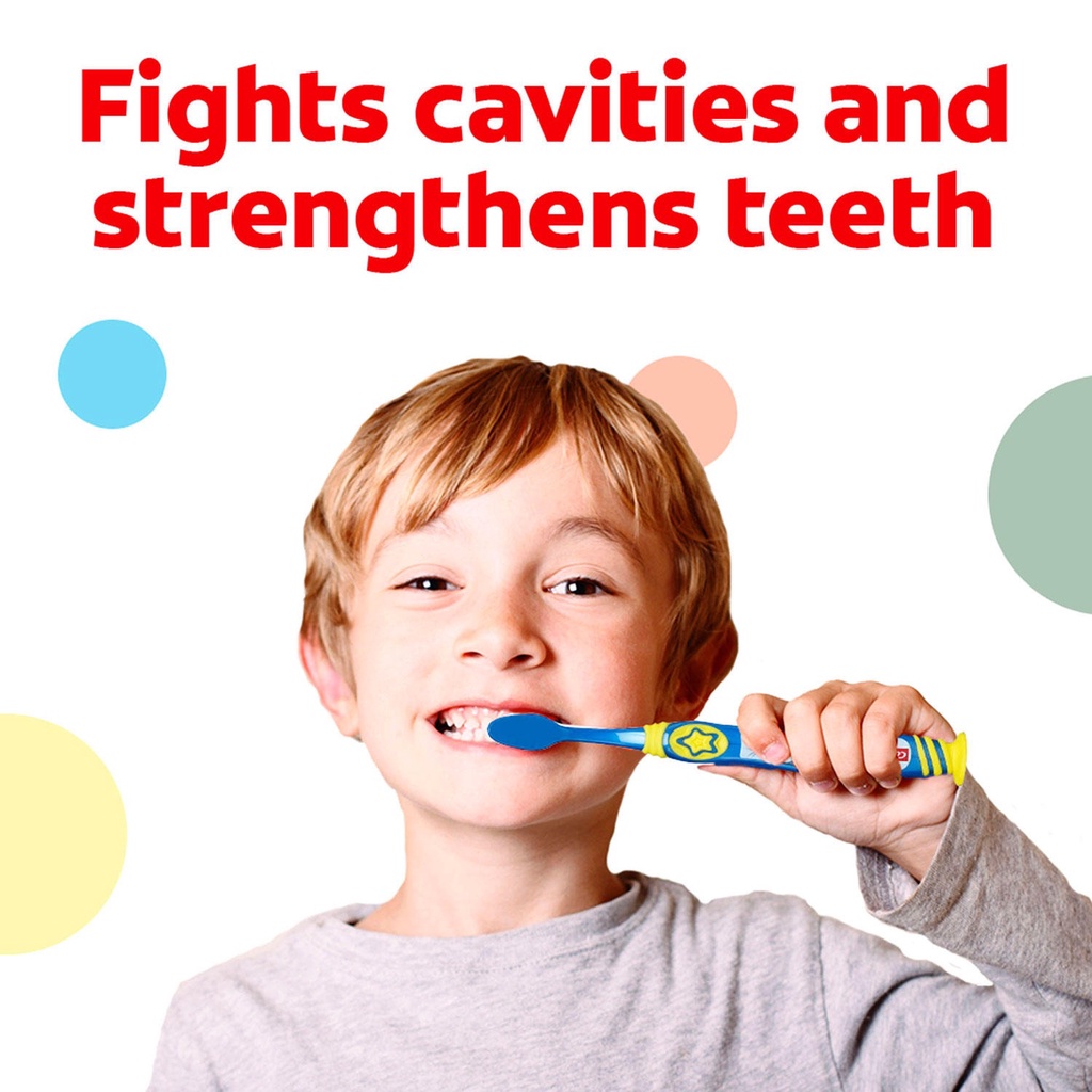 Kem đánh răng Colgate Kids vị trái cây cho bé từ 6 tuổi 124gram (dạng chai bơm tiện lợi)