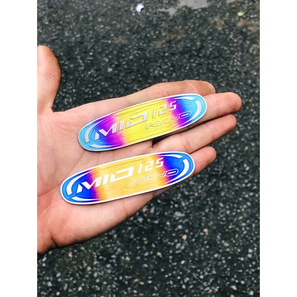 Tem Titan Dán Rổ Dành Cho Mio M3 Sẵn Keo 3M, Trang Trí Xe Máy