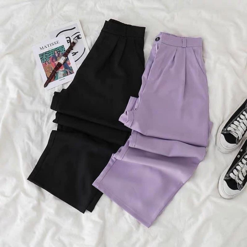 Quần Suông Cullotes ❤️FREESHIP❤️ Quần Ống Rộng Chất Mềm Mại, Tôn Dáng