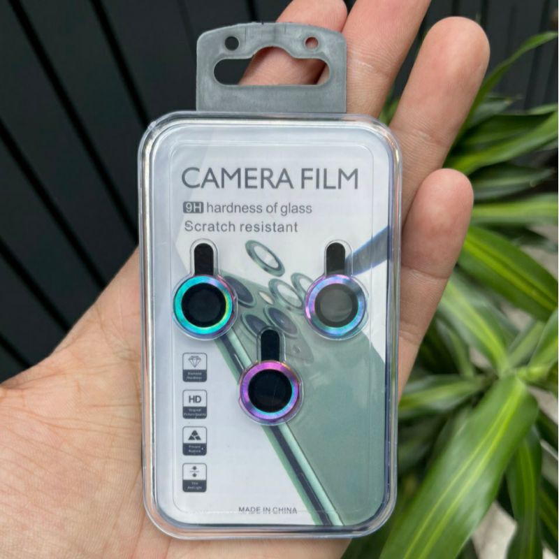 [ỐP VIỀN CAMERA 7 MÀU] VIỀN BẢO VỆ CAMERA ÁNH 7 MÀU CHO IPHONE 11/11PRO/11PROMAX/12MINI/12/12PRO/12PROMAX | BigBuy360 - bigbuy360.vn