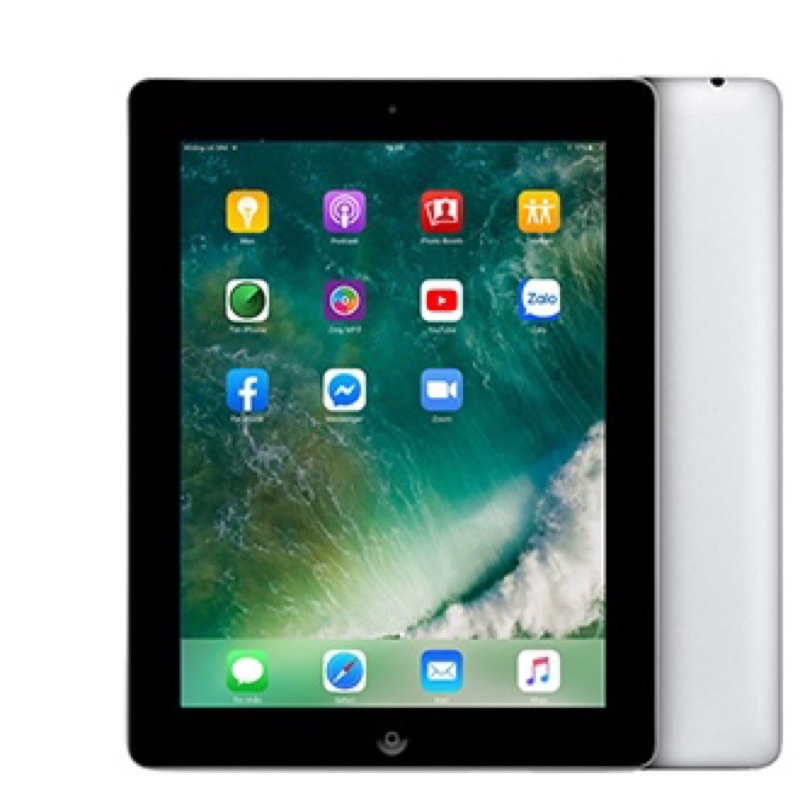 Máy tính bảng Ipad4 Quốc Tế .wifi ,4G.Đep như mới,Zin .Pin khủng,màn hình 9.7 inch .Học online siêu ngon,mượt mà