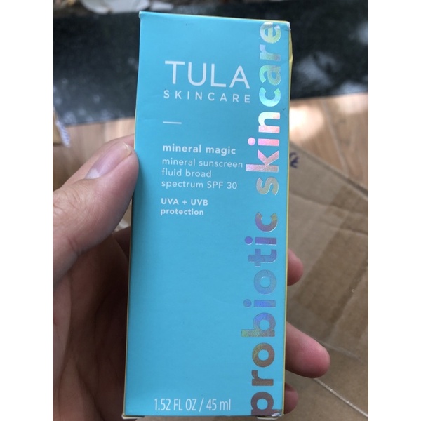45ml Tula Skincare Mineral magic spectrum spf 30 uva uvb Tula skincare