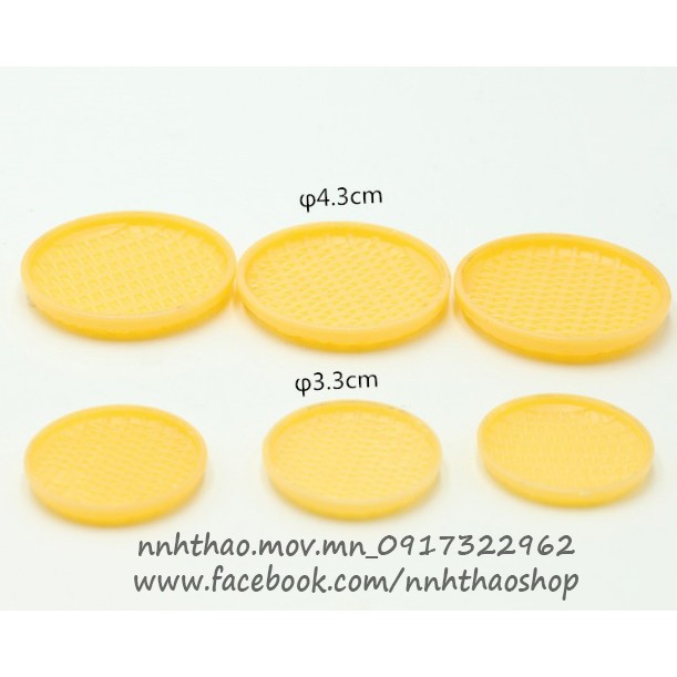 Miniature_Mẹt nhựa giả tre trang trí mô hình(1:12 1:6)