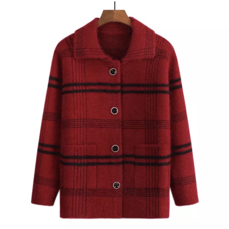 Áo Khoác Len Dạ Người Già và Trung Niên
