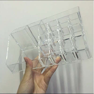 Khay đựng mỹ phẩm, nail, son phấn đa năng chữ nhật size bé 12 ô son