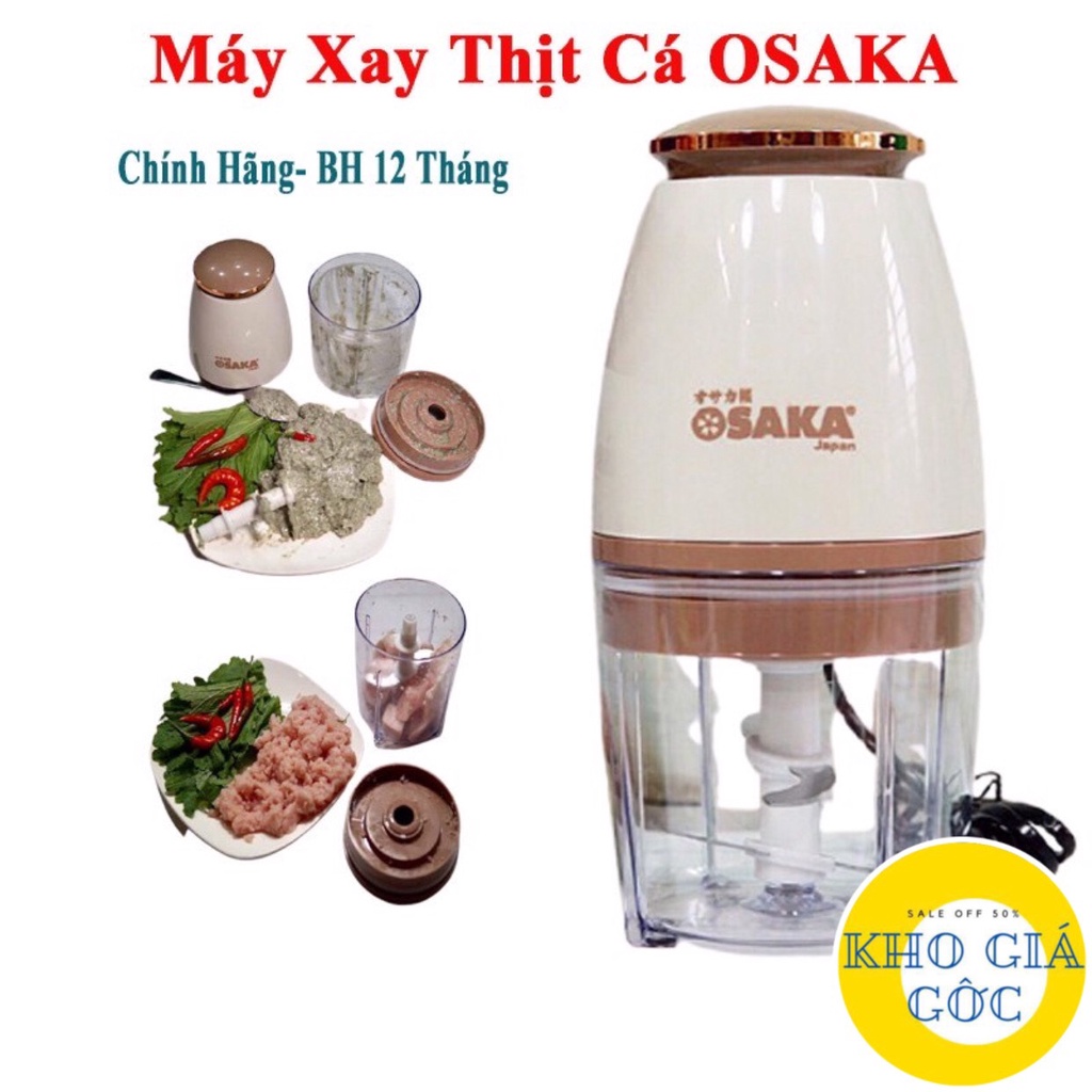 Máy Xay Sinh Tố OSAKA Nắp Đồng Dung Tích Lớn Mã 700ml Nhật Bản