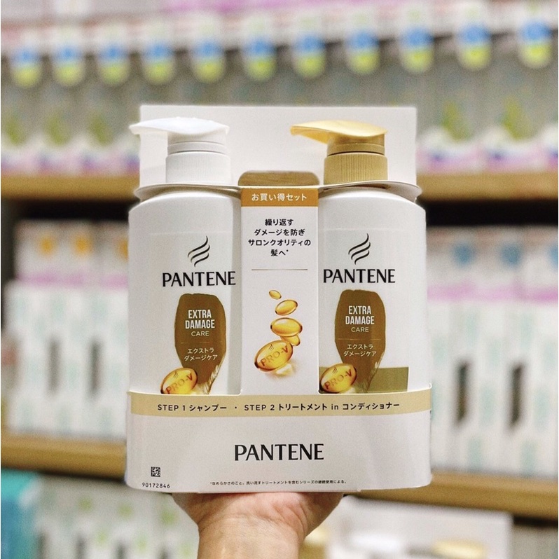 Combo gội xả pantene,hs nội địa Nhật mẫu mới 270mlx2