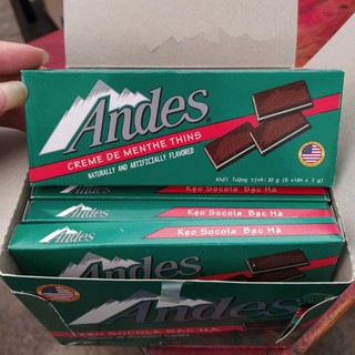 Socola Andes bạc hà 30g (6 viên x 5gr)