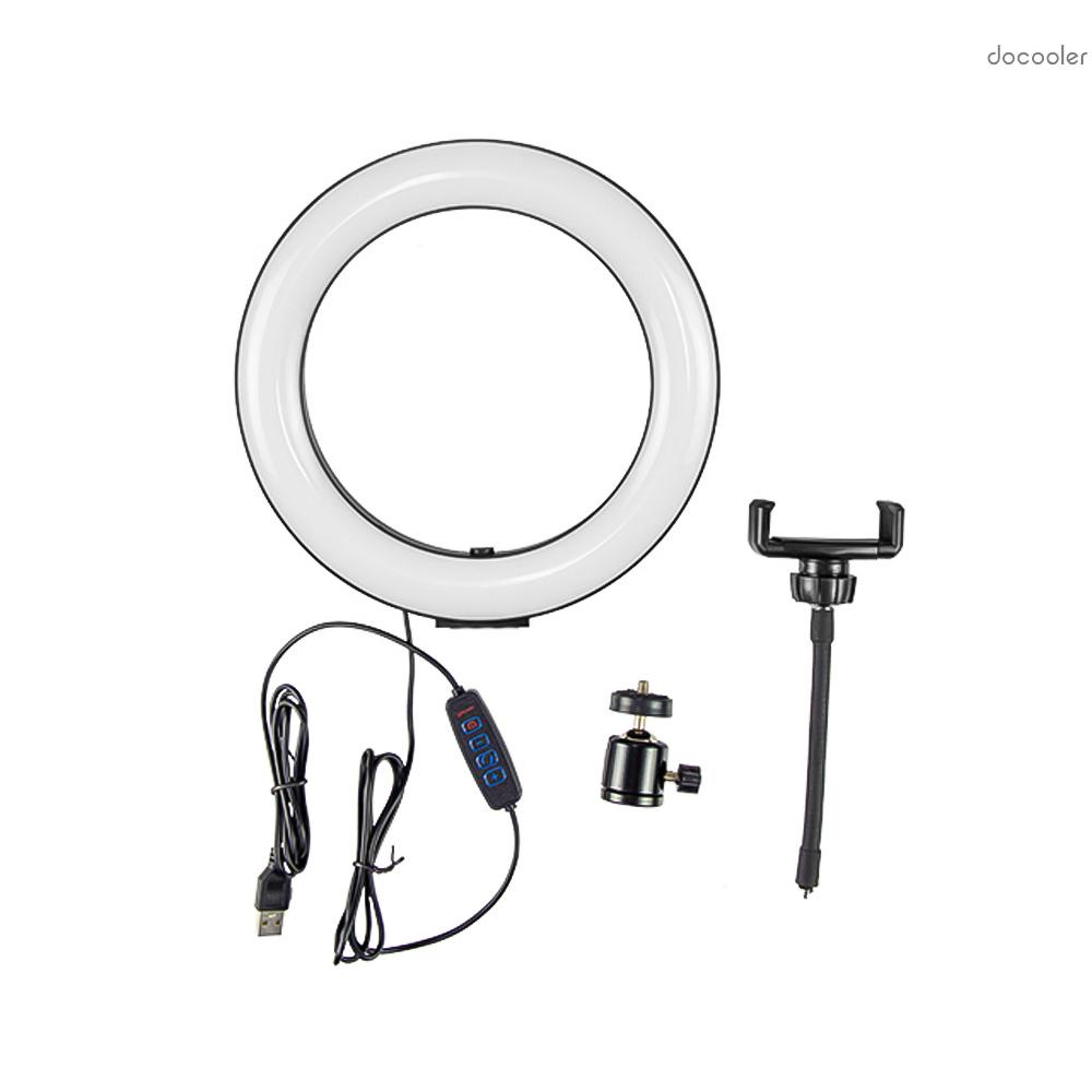 Đèn Led Tròn 8 Inch Cổng Usb Có Kẹp Gắn Điện Thoại Hỗ Trợ Trang Điểm / Live Stream / Phát Trực Tuyến | BigBuy360 - bigbuy360.vn