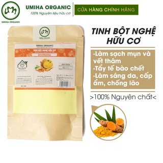 Tinh bột Nghệ đắp mặt nạ hữu cơ UMIHA nguyên chất 40G | Turmeric Powder 100% Organic