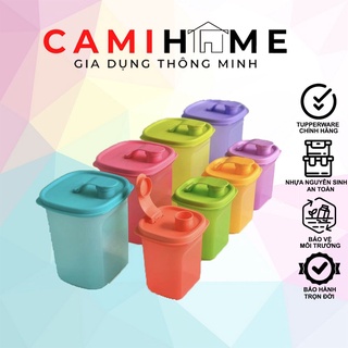 Bình nước Slim Line 350ml, 1L, 2L Tupperware chính hãng, có vạch dung tích