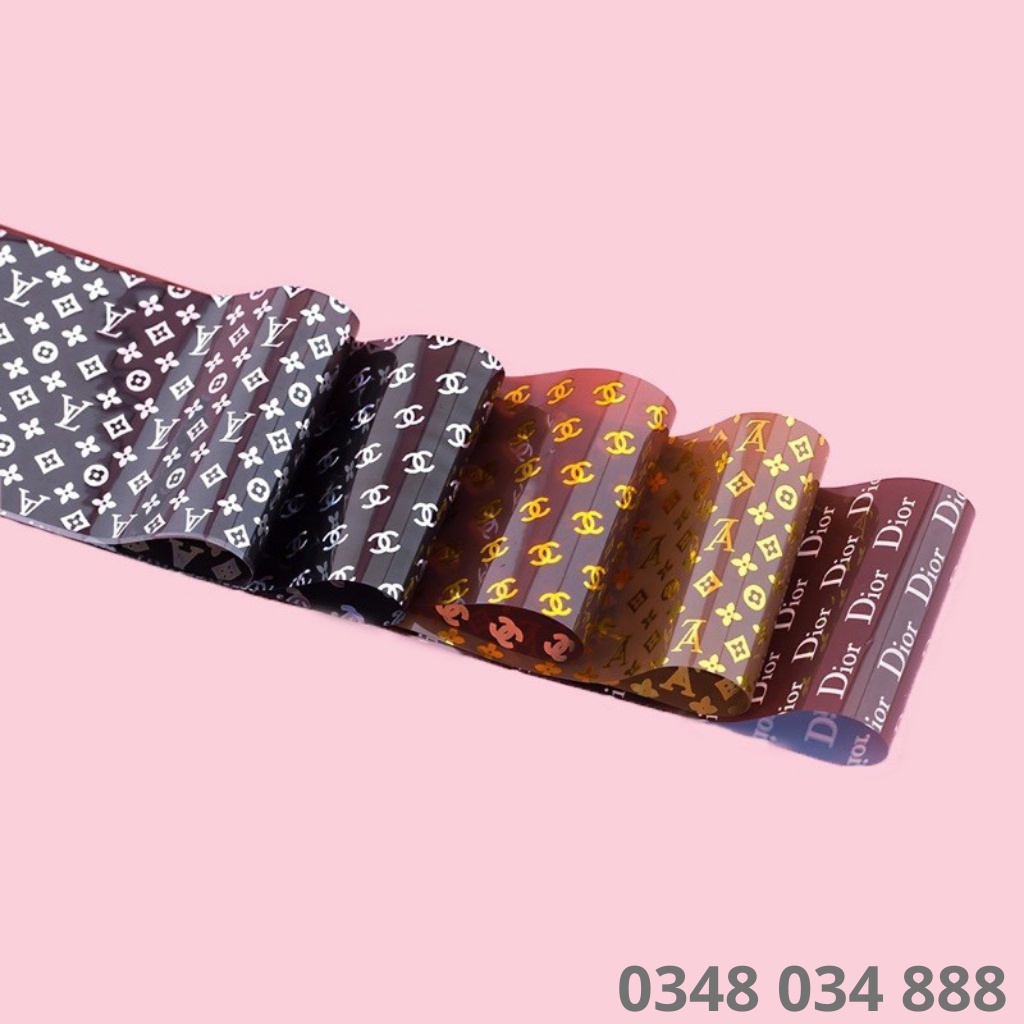 Foil dán móng logo các thương hiệu nổi tiếng