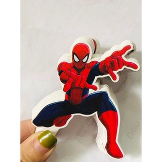 Set 50 thẻ giấy người nhện trang trí bánh kem