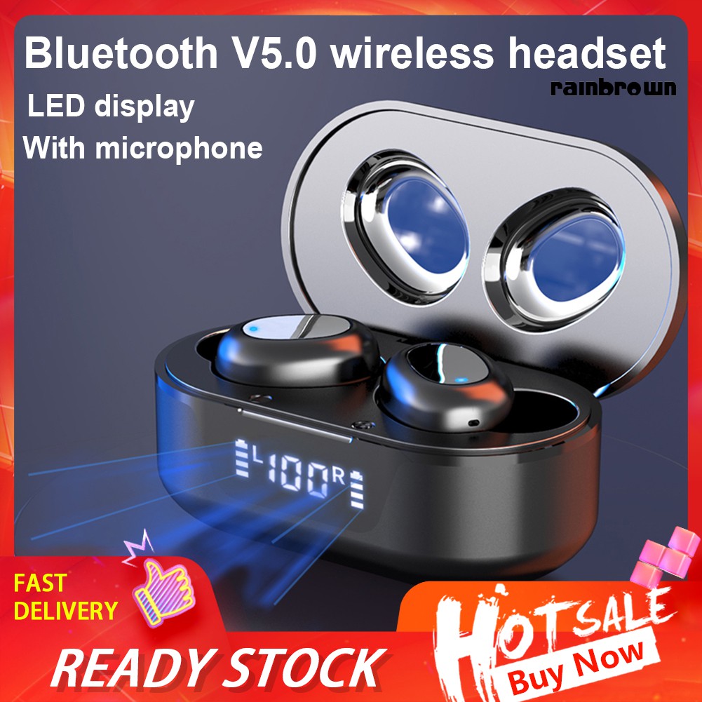 Tai Nghe Bluetooth V5.0 Không Dây 3d Âm Thanh Hifi / Rej / Tw16
