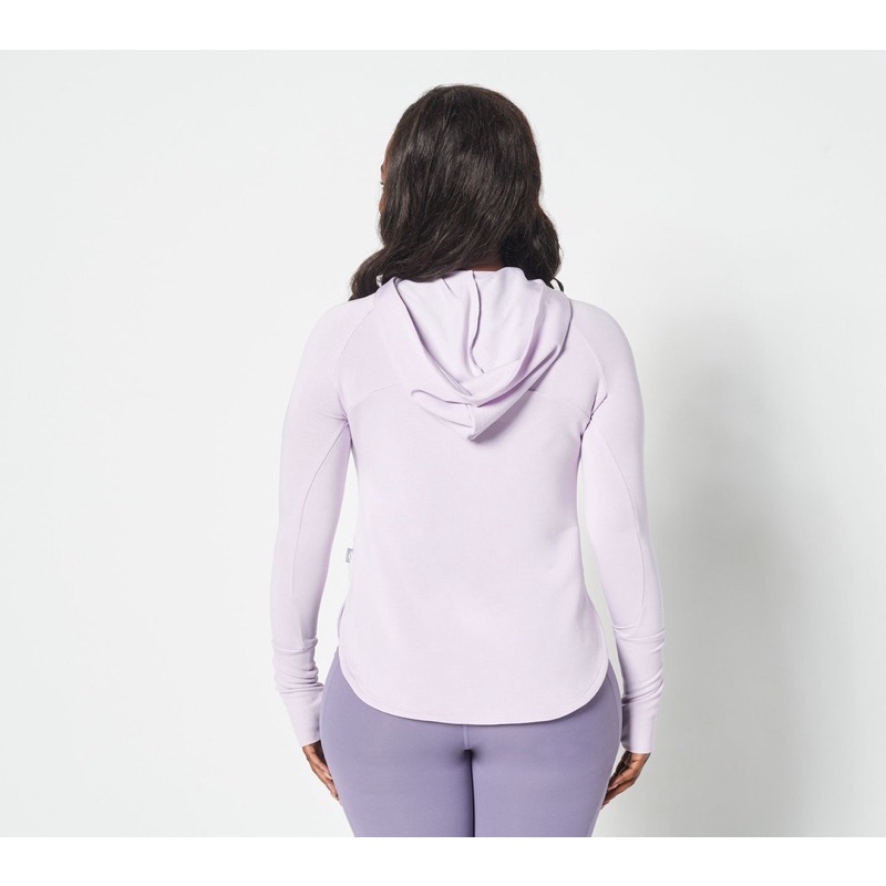 Áo Thể Thao Nữ Dài Tay Có Nón & Túi Skechers Xuất Dư Xịn S M L